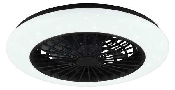 Lampa sufitowa LED w kolorze matowej czerni Stralsund – Reality