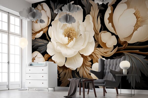 Fototapeta Zbliżenie kwiatu, Fototapety Natura, Popularne Fototapety, w01109 - Tapeko.pl