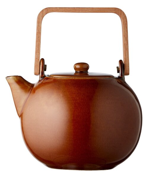 Dzbanek do herbaty ceramiczny z sitkiem w bursztynowym kolorze 1,2 l Gastro Amber – Bitz