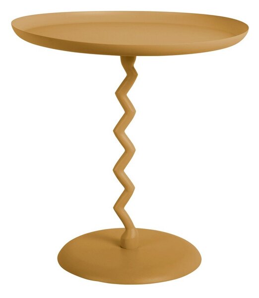 Metalowy okrągły stolik ø 40 cm Zig Zag – Leitmotiv