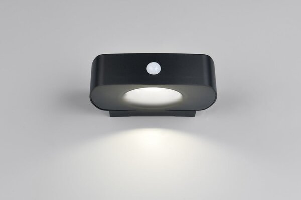 Zewnętrzna solarna lampa ścienna LED (wysokość 6 cm) Bilbao – Reality