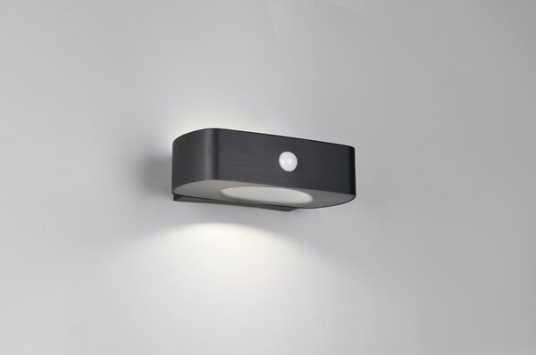 Zewnętrzna solarna lampa ścienna LED (wysokość 6 cm) Bilbao – Reality