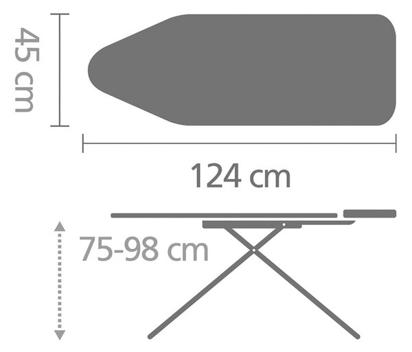 Deska do prasowania Titan Oval C – Brabantia