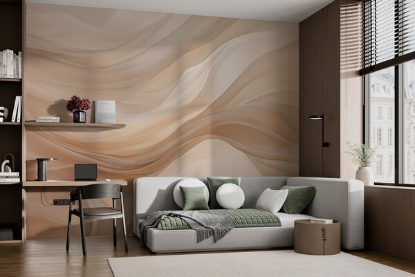 Fototapety Delikatne beżowe tło, Fototapety 3D, Fototapety 3d geometryczna, w01641 : Uwalls.pl