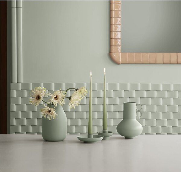 Szałwiowy metalowy wazon (wysokość 20 cm) Loha – Blomus