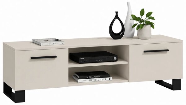 Kaszmirowa niska szafka RTV 120 cm T2-S36