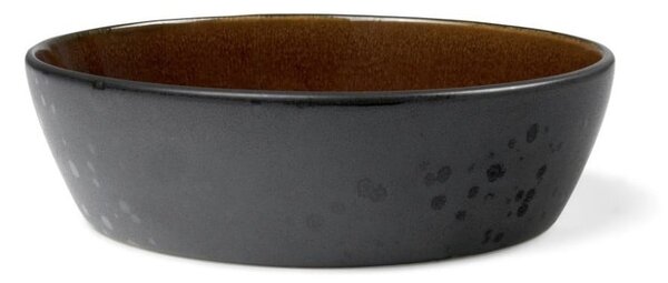 Czarna/w bursztynowym kolorze kamionkowa miska Gastro Black/Amber – Bitz