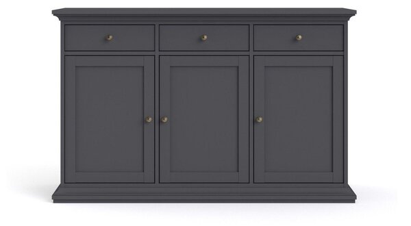 Szara niska komoda 144x92 cm Paris – Tvilum