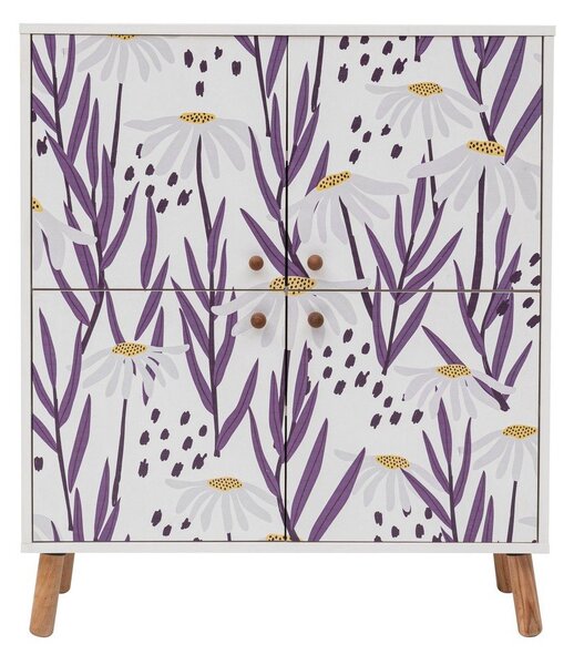 Biała szafka 95x111 cm Multilux – Kalune Design