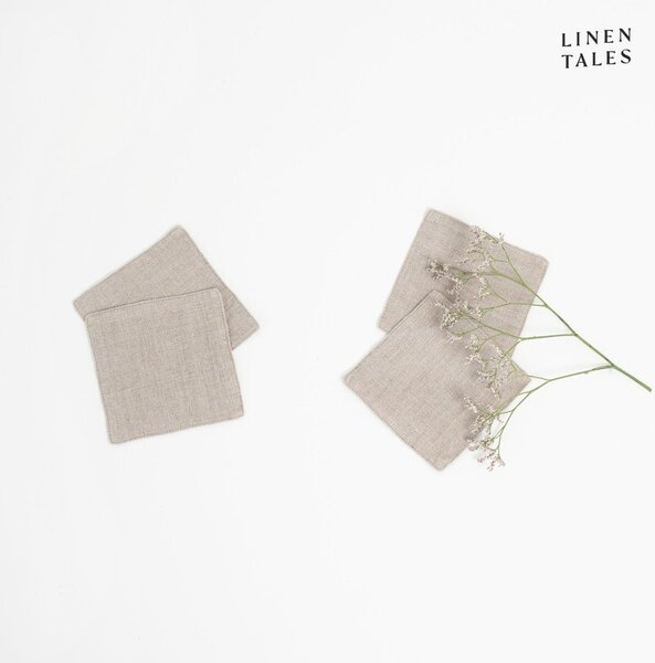 Beżowe tekstylne podkładki zestaw 4 szt. – Linen Tales