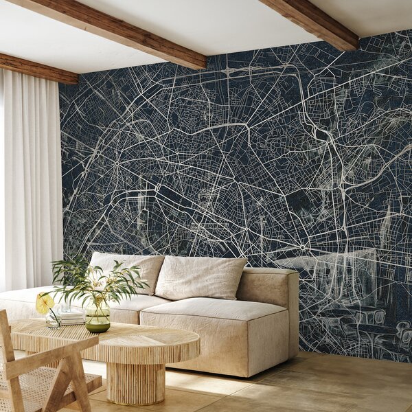 Fototapeta Mapa miasta, Fototapety z mapami świata, Popularne Fototapety, w01697v1 - Tapeko.pl