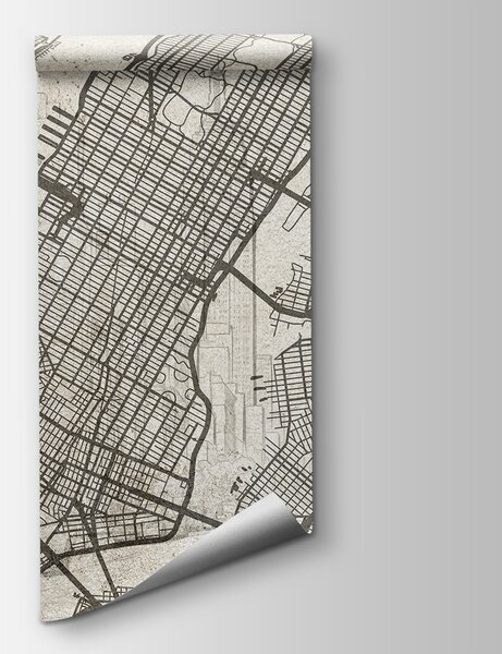 Fototapeta Mapa miasta, Fototapety z mapami świata, Popularne Fototapety, w01699 - Tapeko.pl
