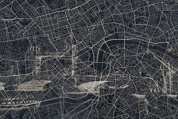 Fototapeta Mapa miasta, Fototapety z mapami świata, Popularne Fototapety, w01702v1 - Tapeko.pl