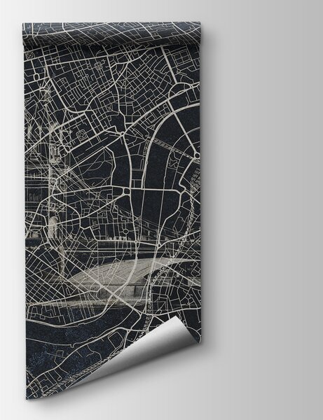 Fototapeta Mapa miasta, Fototapety z mapami świata, Popularne Fototapety, w01702v1 - Tapeko.pl