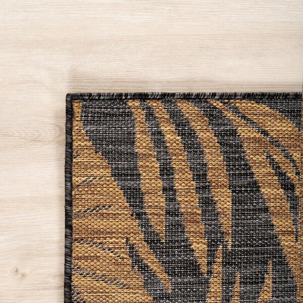 Czarny/brązowy dywan odpowiedni na zewnątrz 120x170 cm Mira 1451 – Ayyildiz Carpets