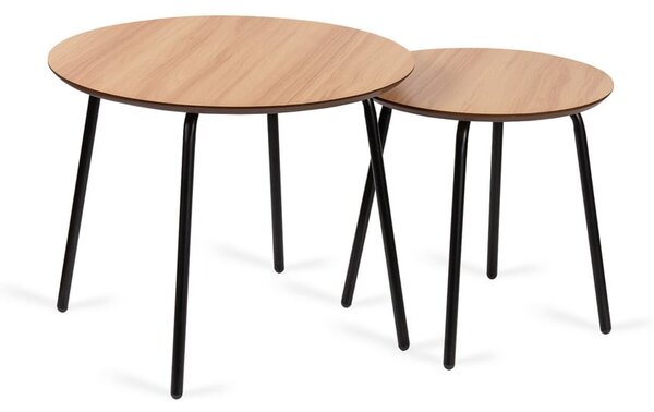 Okrągłe stoliki zestaw 2 szt. ø 55 cm Luke – Bonami Essentials