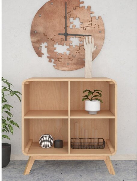 Regał w dekorze dębu 75x75 cm Caitlin – Støraa