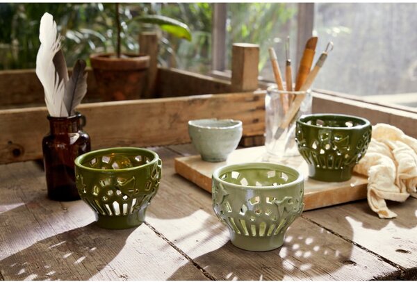 Ceramiczny świecznik Orangery – Kähler Design