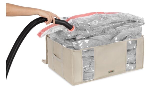Tekstylny pojemnik do przechowywania ubrań próżniowy 65x50x27 cm Life – Compactor
