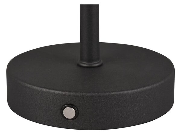 Lampa stołowa LED w kolorze matowej czerni ze ściemniaczem (wys. 30 cm) Jeff – Reality