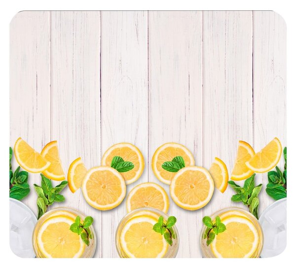 Płyta ochronna na ścianę przy kuchence ze szkła hartowanego 50x56 cm Lemons – Wenko