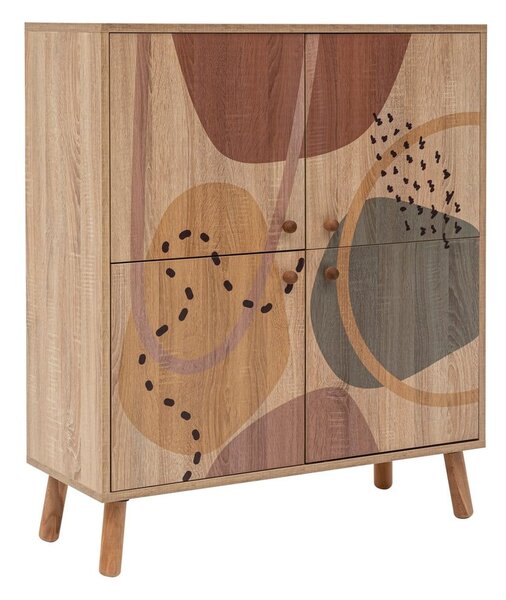 Szafka w dekorze dębu 95x111 cm Multilux – Kalune Design