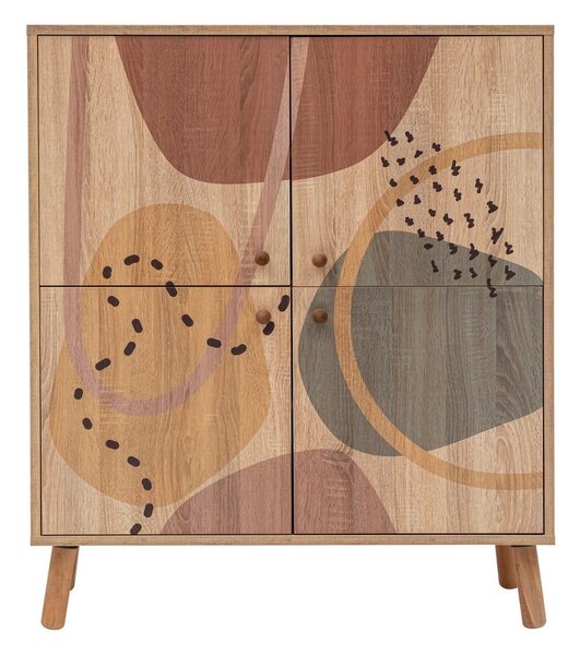 Szafka w dekorze dębu 95x111 cm Multilux – Kalune Design