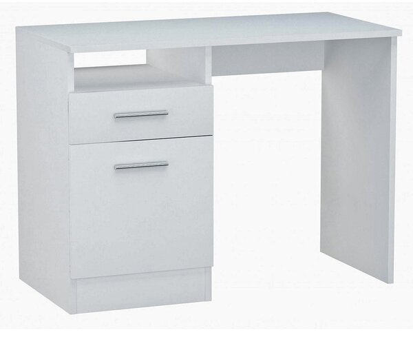 Białe biurko do pokoju dziecięcego 100 cm - Dinero