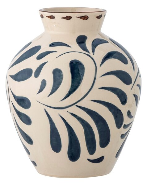 Kremowy kamionkowy wazon (wysokość 24 cm) Heikki – Bloomingville