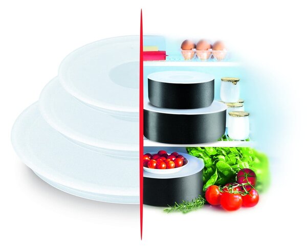 Pokrywki do przechowywania żywności zestaw 3 szt. – Tefal