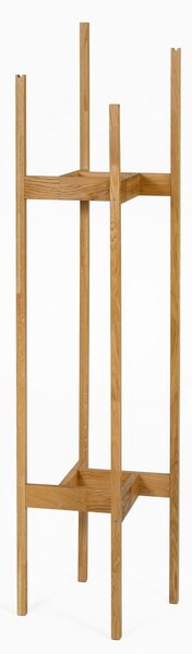 Wieszak stojący z litego drewna dębowego Woodman Hilbert