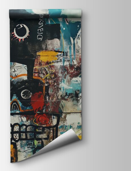 Fototapeta Ściana z graffiti, Fototapety Młodzieżowe, Popularne Fototapety, w01188 - Tapeko.pl