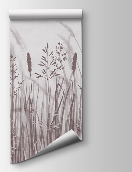Fototapeta Pole trawy z przelatującymi ptakami, Fototapety Natura, Popularne Fototapety, w02119v3 - Tapeko.pl
