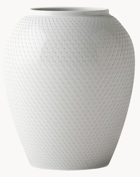 Ręcznie wykonany wazon z porcelany Rhombe, W 25 cm