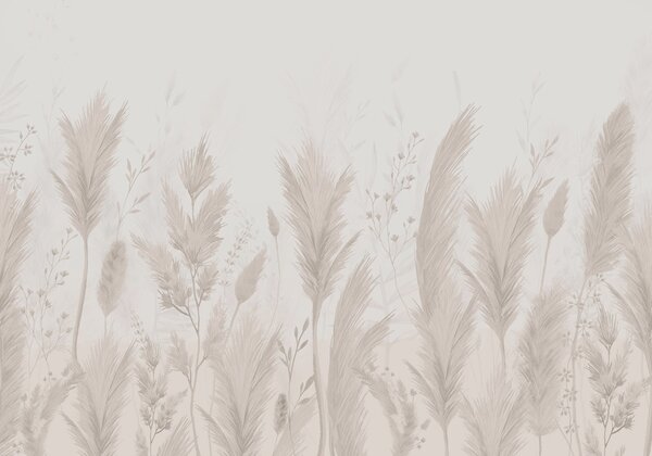 Fototapeta Wdzięczne liście w delikatnych odcieniach, Fototapety Natura, Popularne Fototapety, w02446 - Tapeko.pl