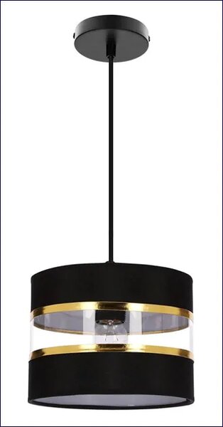 Czarna wisząca nowoczesna lampa - 9X D253 M0-K98