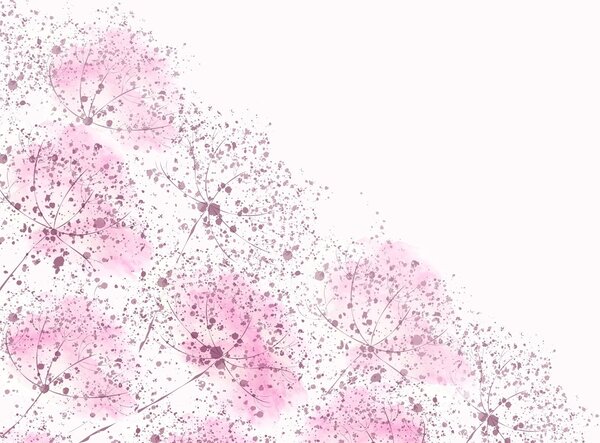 Fototapeta Kwiaty różowe z fioletowymi plamkami, Fototapety Natura, Popularne Fototapety, w02559 - Tapeko.pl