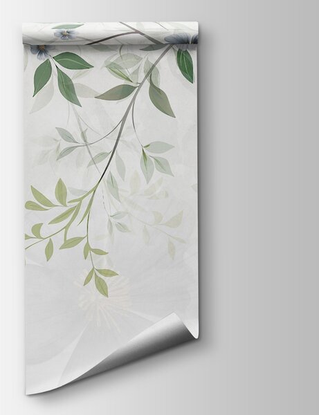 Fototapeta Malowanie kwiatów i liści, Fototapety Natura, Popularne Fototapety, w00316 - Tapeko.pl