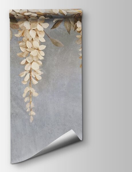 Fototapeta Delikatne liście kaskadowo opadają w dół, Fototapety Natura, Popularne Fototapety, w08531 - Tapeko.pl