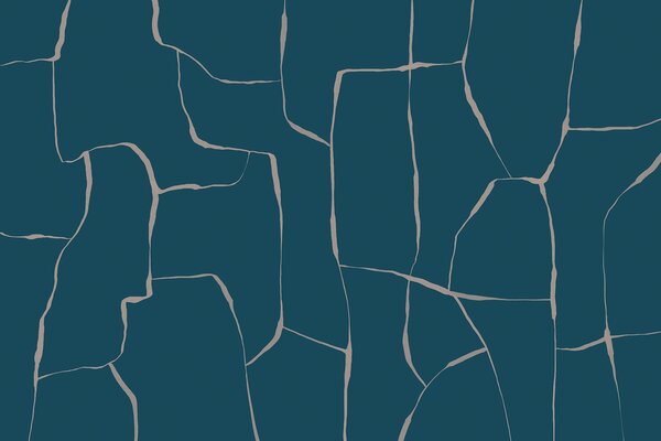 Fototapeta Niebiesko-biały wzór pęknięć, Fototapety Abstrakcja, Popularne Fototapety, w08574v2 - Tapeko.pl