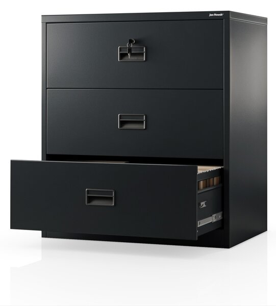 Szafa kartotekowa metalowa z 3 szufladami antracytowa, 900x1020x600 mm: SARA XL V3
