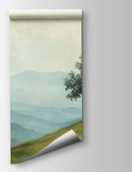 Fototapeta Drzewo na wzgórzu, Fototapety Natura, Popularne Fototapety, w02683 - Tapeko.pl