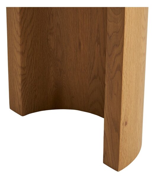 Konsola w dekorze dębu w naturalnym kolorze 38x114 cm Bibione – House Nordic