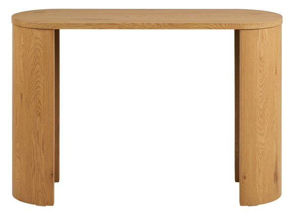 Konsola w dekorze dębu w naturalnym kolorze 38x114 cm Bibione – House Nordic