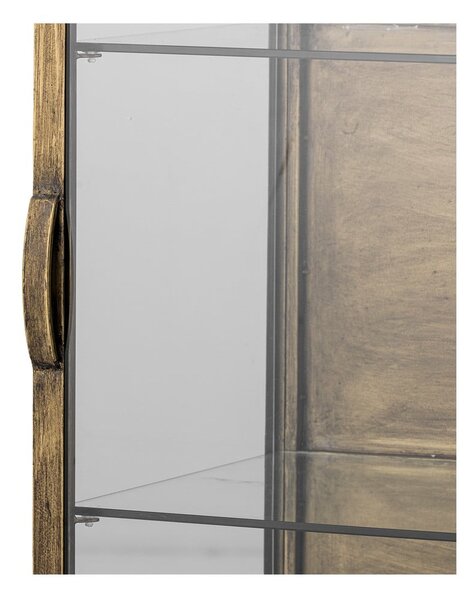 Metalowa witryna w kolorze złota 45x110x40 cm Saone – Bloomingville