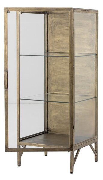 Metalowa witryna w kolorze złota 45x110x40 cm Saone – Bloomingville