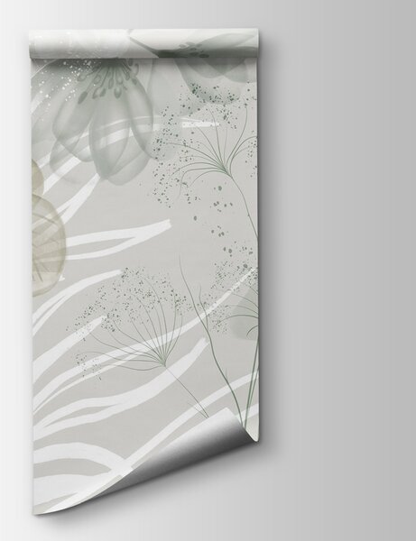 Fototapeta Spokojne botaniczne szepty w delikatnych odcieniach, Fototapety Natura, Popularne Fototapety, w08599v1 - Tapeko.pl