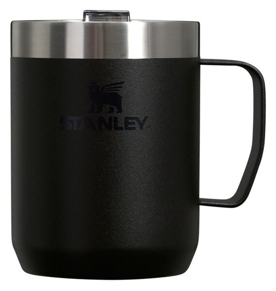 Czarny kubek termiczny ze stali nierdzewnej 230 ml Stay-Hot Camp Mug Black – Stanley