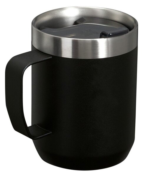 Czarny kubek termiczny ze stali nierdzewnej 230 ml Stay-Hot Camp Mug Black – Stanley