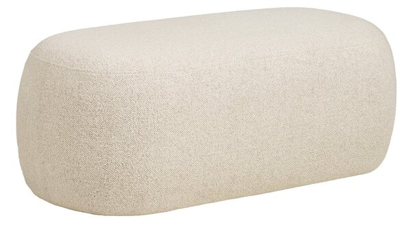 Beżowa ławka z materiału bouclé Blossomville – House Nordic